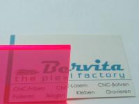 PLEXIGLAS® GS fluoreszierend ROT 3C02 transparent