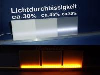 PLEXIGLAS WN670 Acrylglas XT Opal Milchglas LD80%