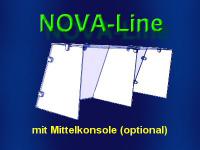 Spuckschutz Thekenaufsatz zerlegbar NOVA-Line